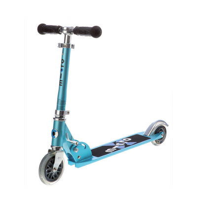 blue light kids scooter