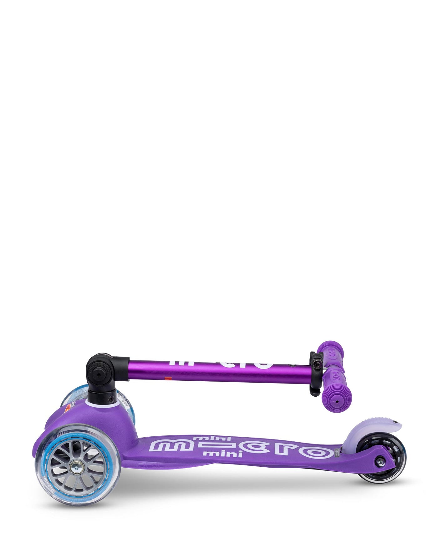 mini micro deluxe purple scooter folded