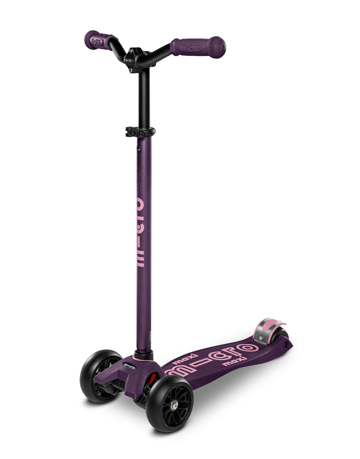 deep purple maxi deluxe pro kids 3 wheel scooter
