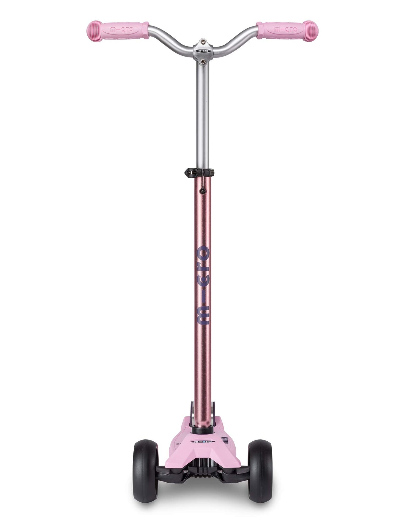 rose rose pink maxi deluxe pro kids 3 wheel scooter front