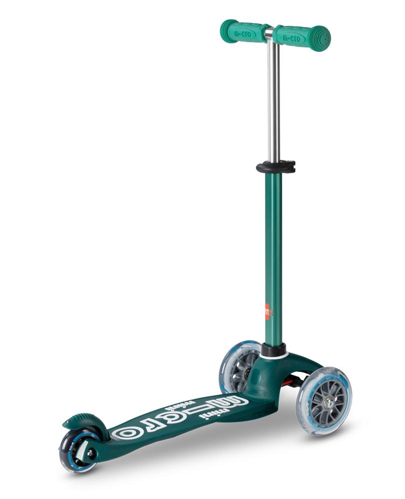 deep green eco mini deluxe scooter back view