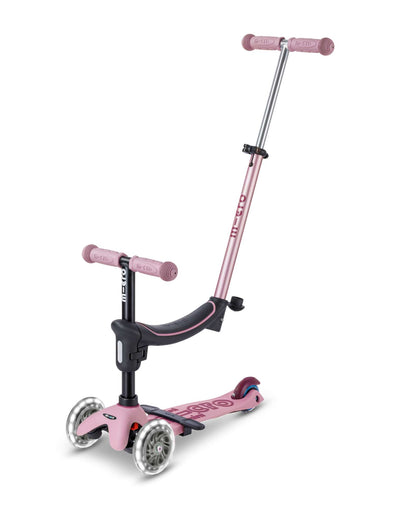 Micro Rock & Go Mini Deluxe LED 3 Wheel Scooter