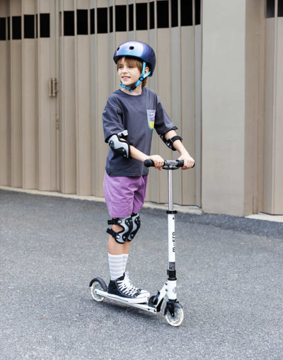 Micro Sprite LED Glow White Scooter