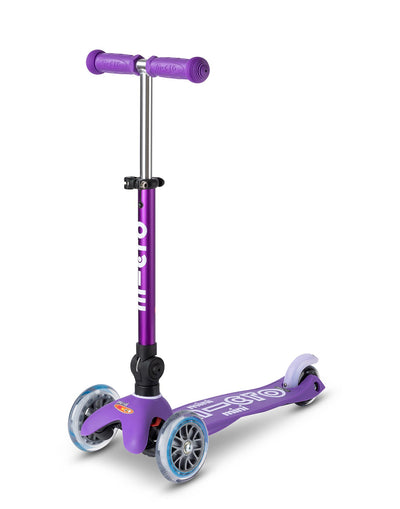 mini micro deluxe foldable purple scooter