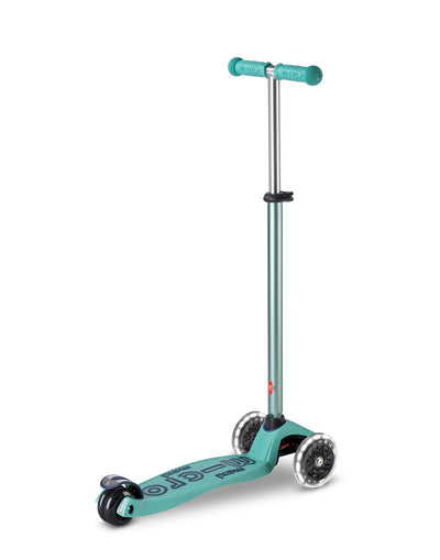 Maxi Micro Deluxe Eco LED Kids Scooter mint rear