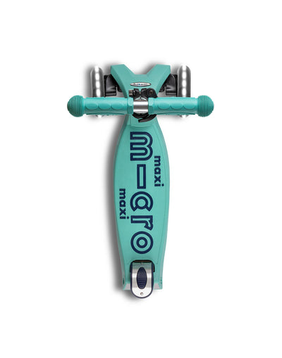 Maxi Micro Deluxe Eco LED Kids Scooter mint deck