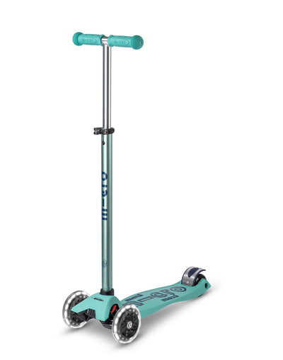 Maxi Micro Deluxe Eco LED Kids Scooter mint