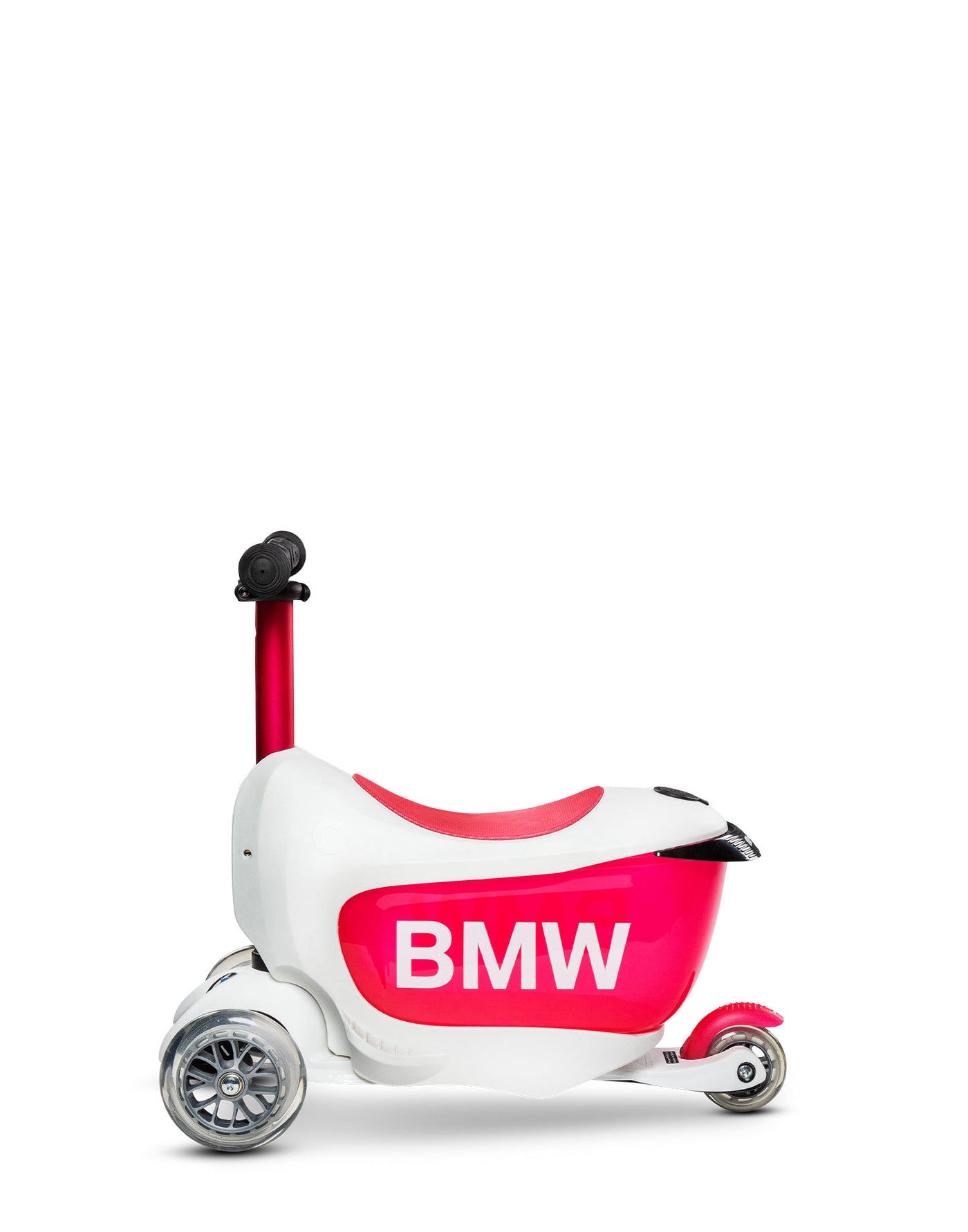 bmw micro mini2go toddler ride on scooter white side on