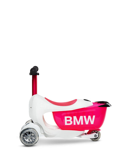 bmw micro mini2go toddler ride on scooter white drawer open