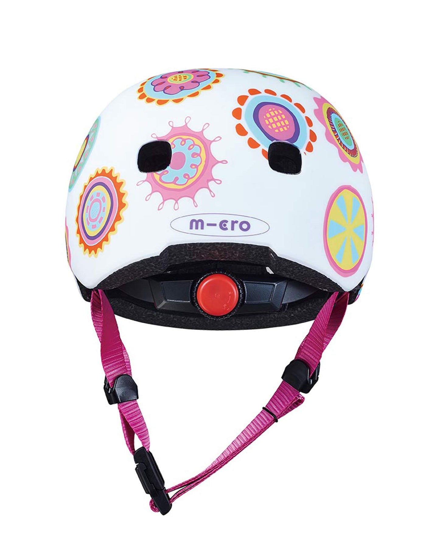 doodle dot kids scooter and bike helmet led light