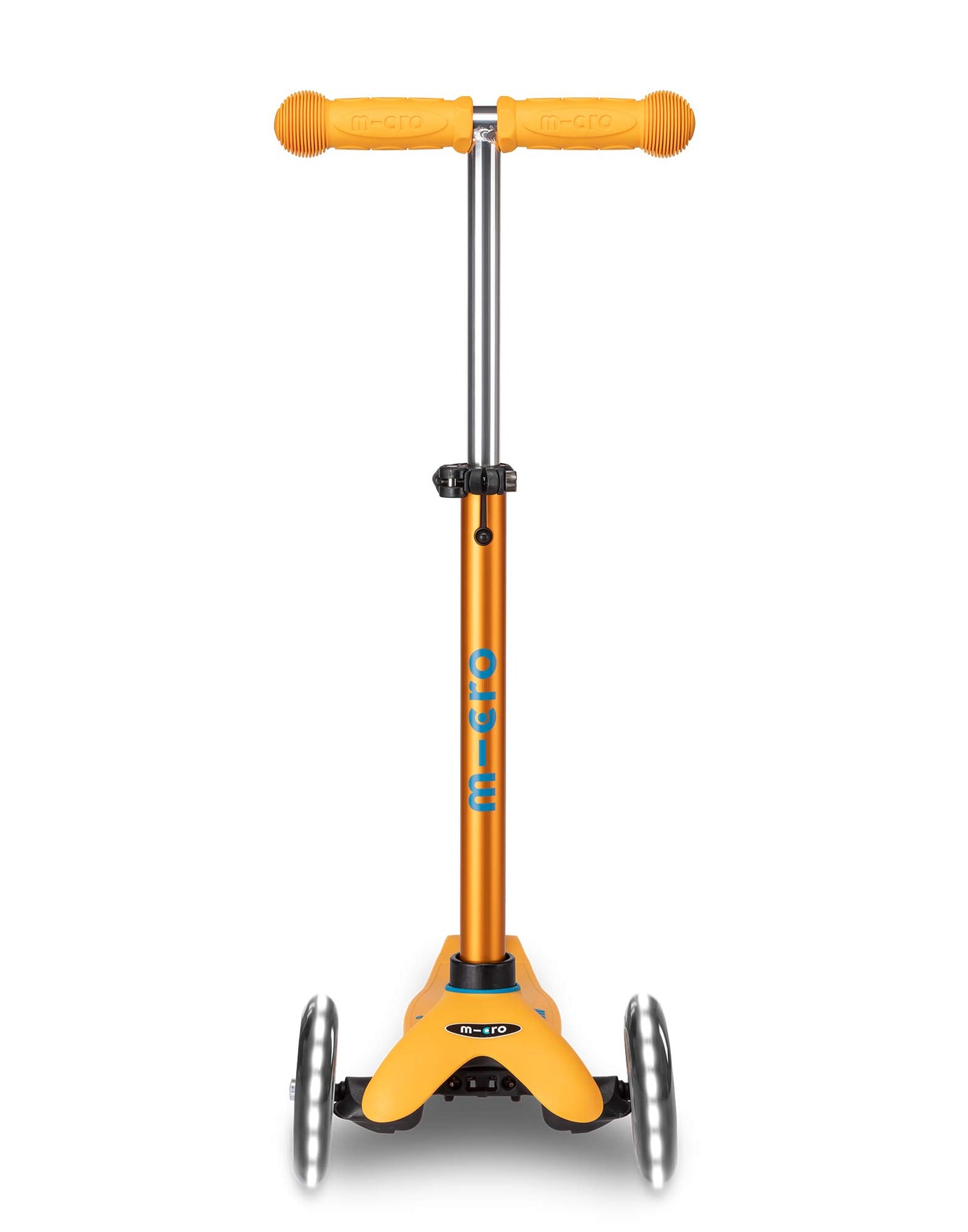 apricot mini deluxe scooter with led wheels front