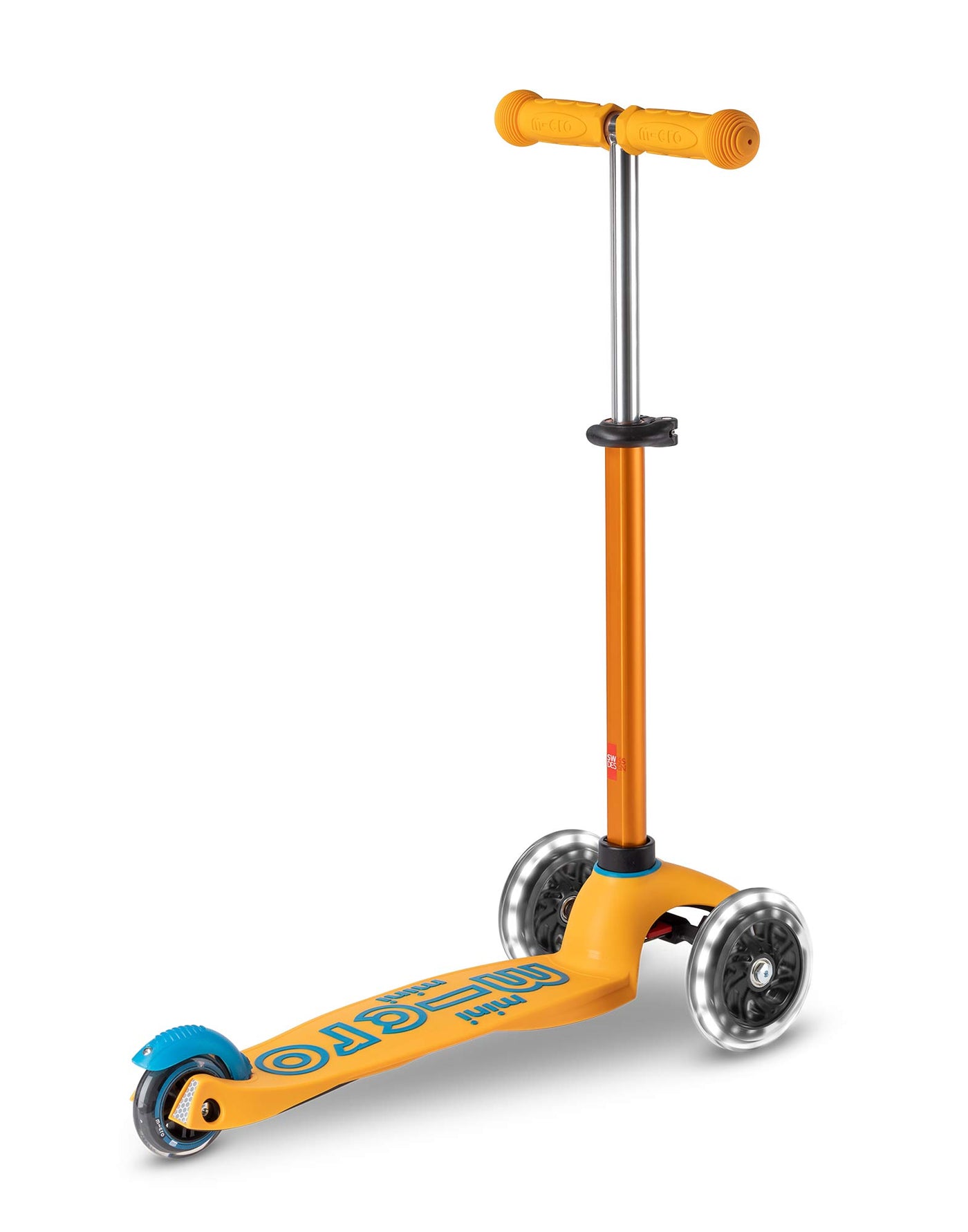 apricot mini deluxe scooter with led wheels rear