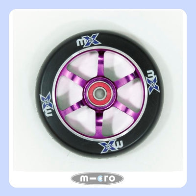 110mm mx wheel black and purple