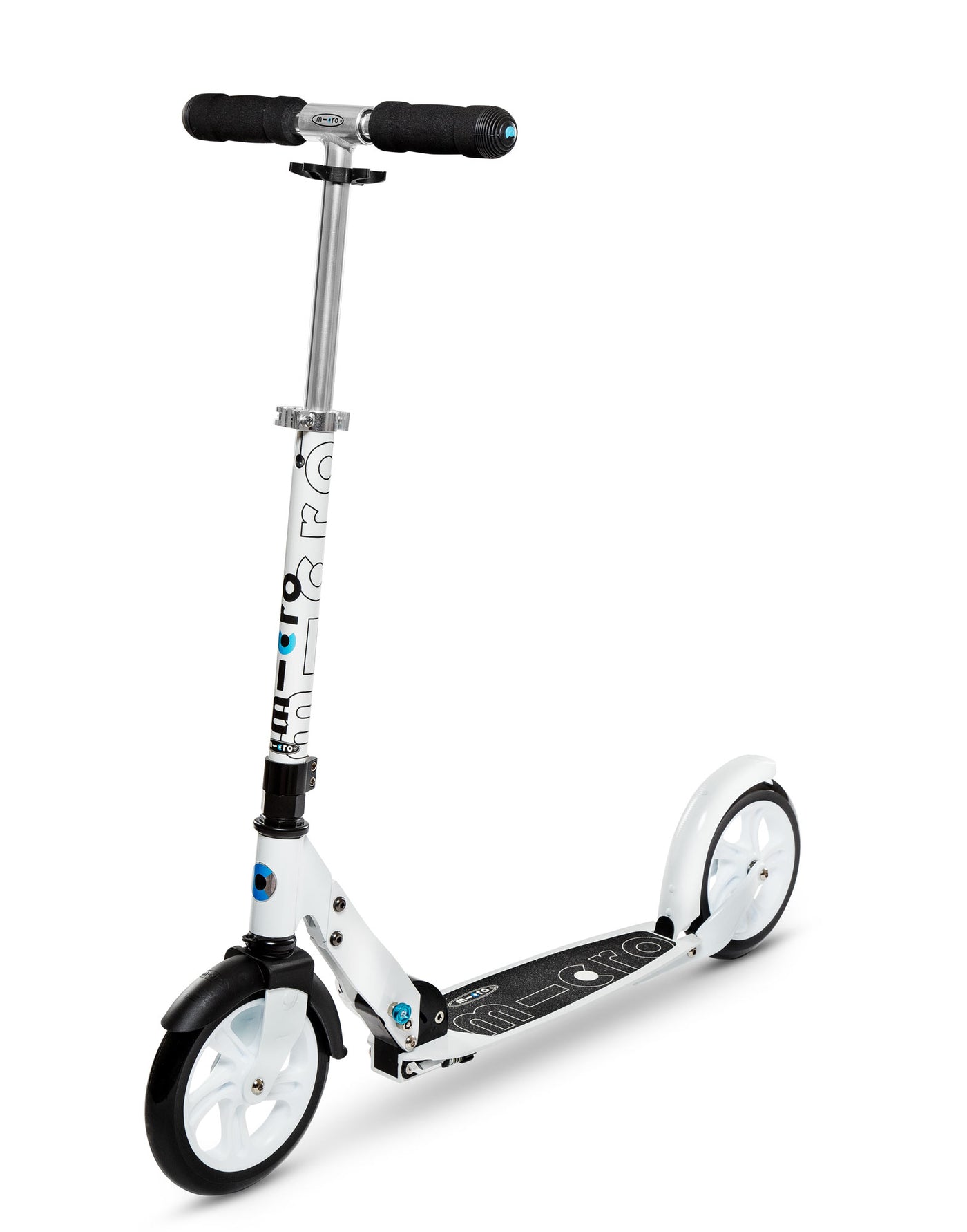 white classic 2 wheel adult scooter