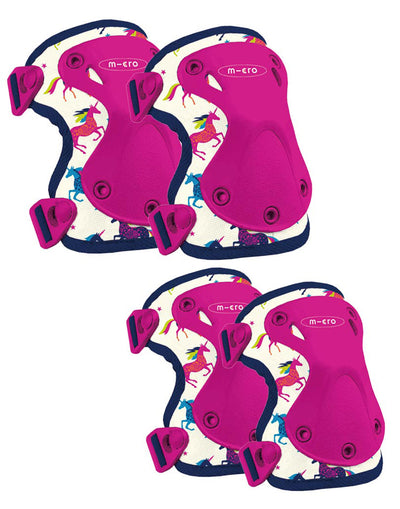full set of unicorn knee and elbow pads