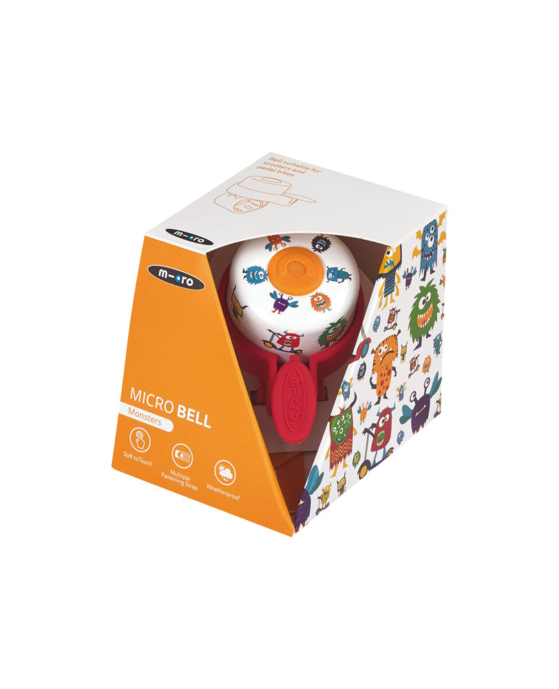 monster pattern scooter bell in gift box