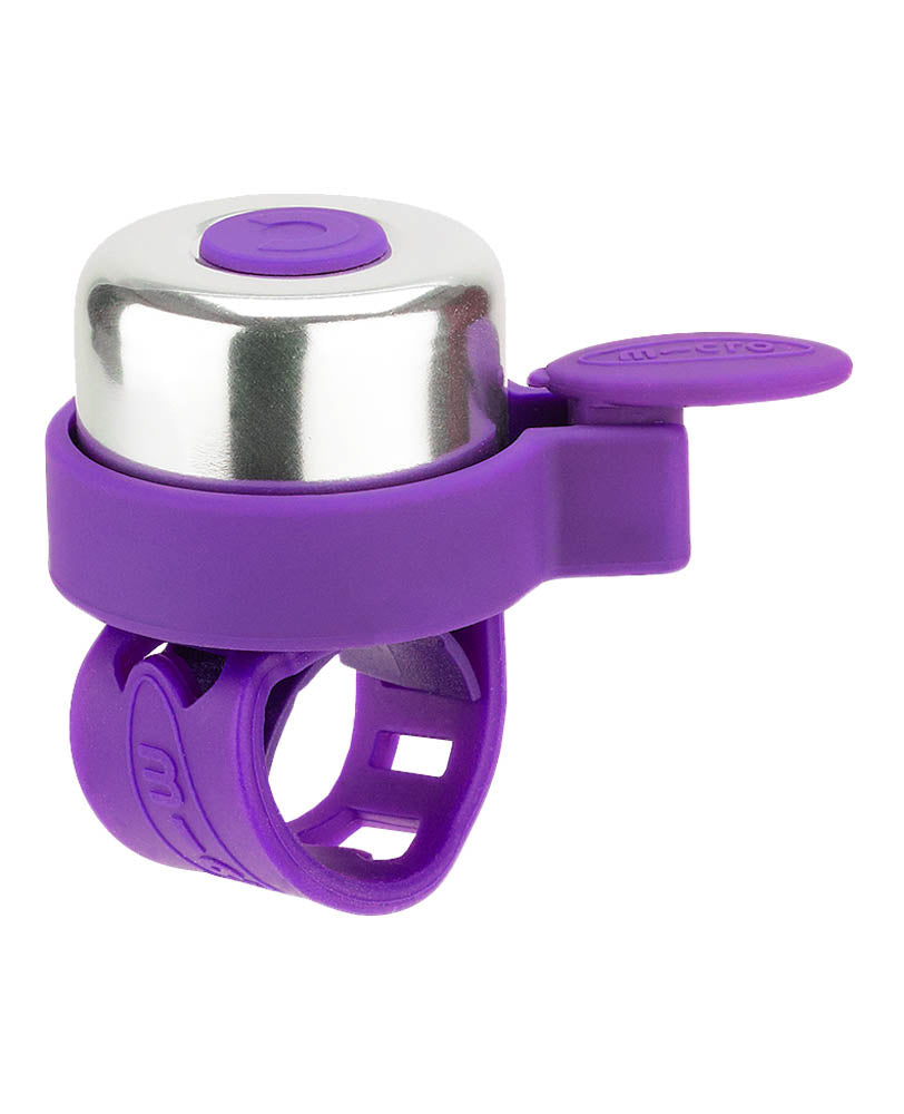 purple scooter and bike bell