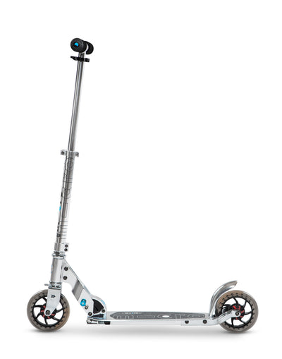 pure silver speed 2 wheel scooter side on