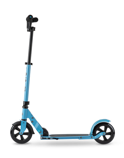 alaskan blue compact speed plus deluxe adult scooter side on