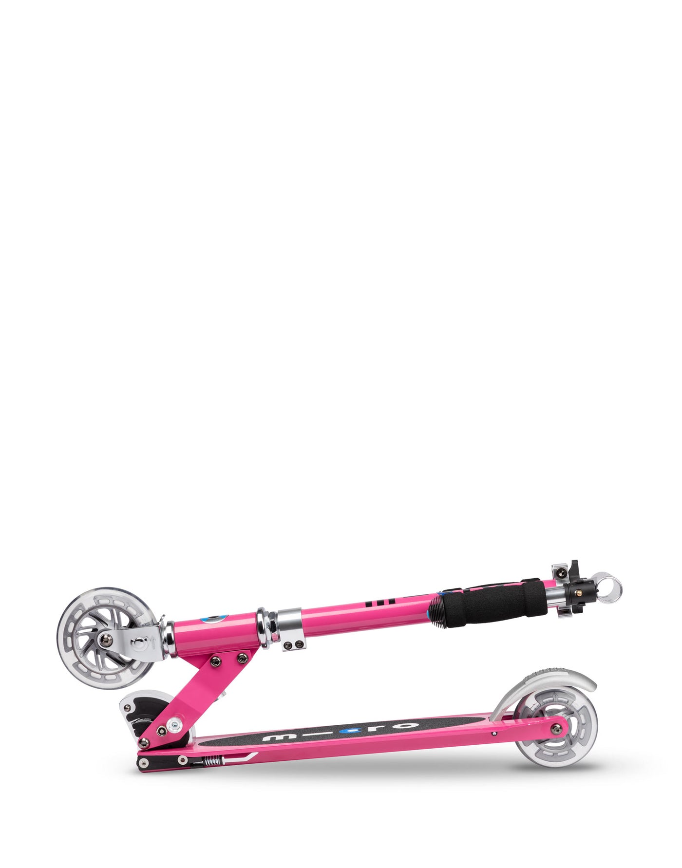 pink sprite kids 2 wheel scooter foldable