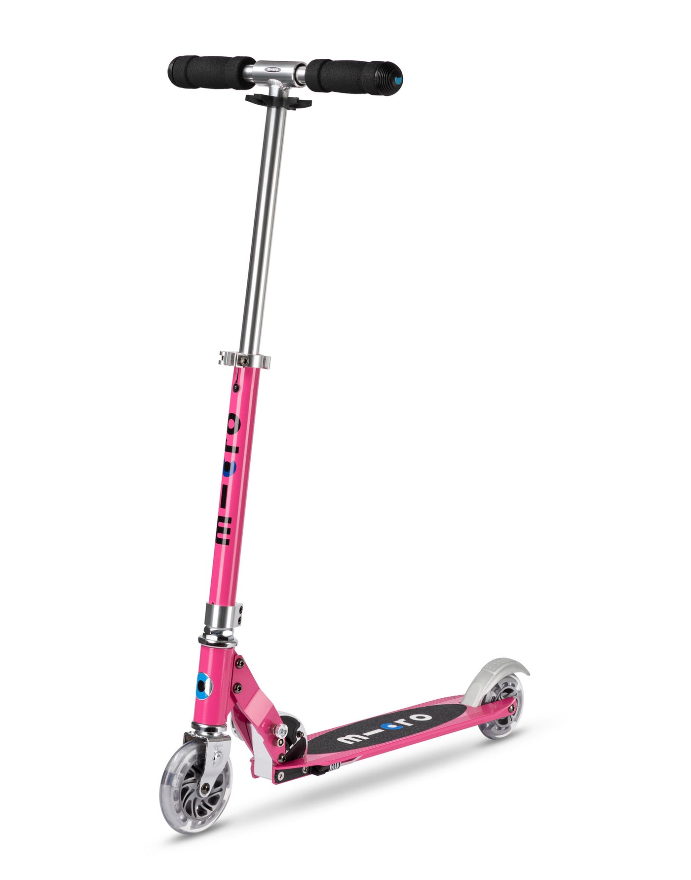pink sprite kids 2 wheel scooter