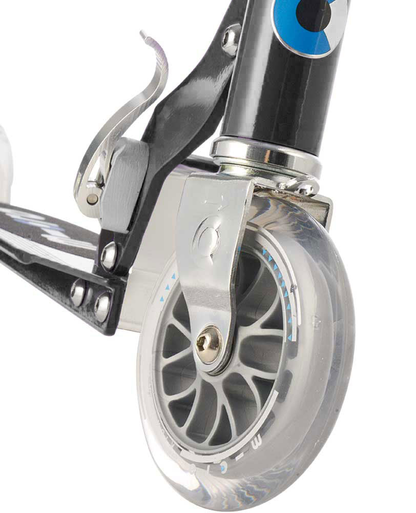 black sprite kids 2 wheel scooter front wheel