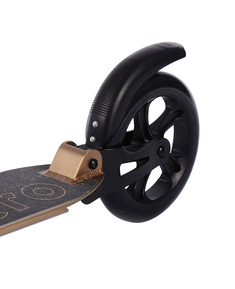 bronze suspension adult scooter rear wheel and brake