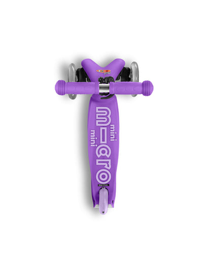purple mini deluxe 3 wheel scooter deck
