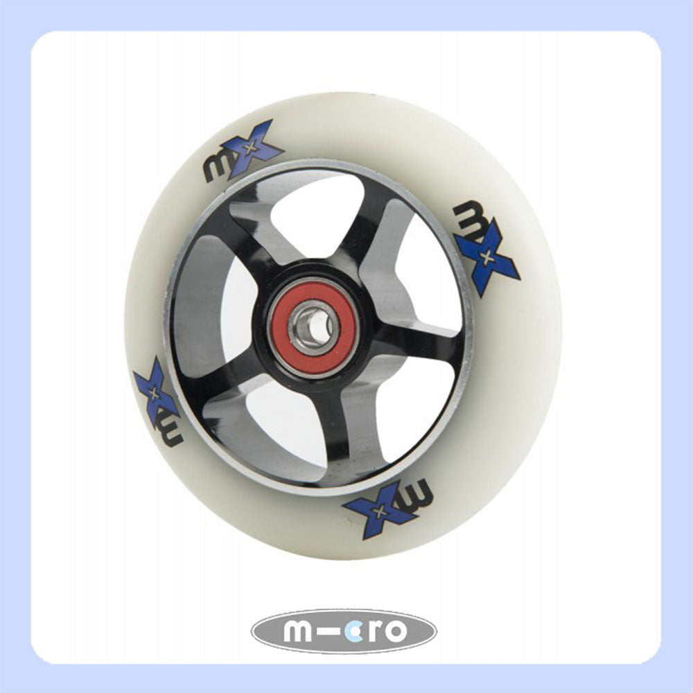 white and black 100mm mx trixx wheel