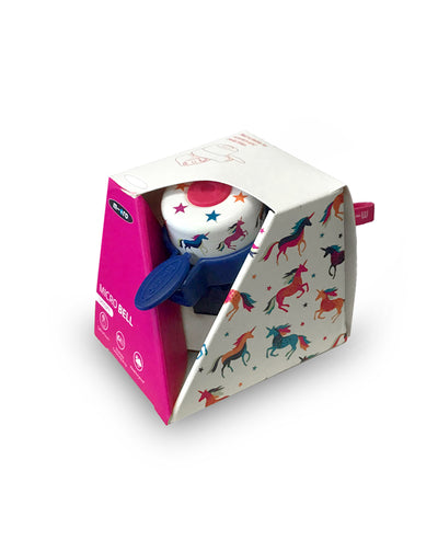 unicorn pattern scooter bell in gift box